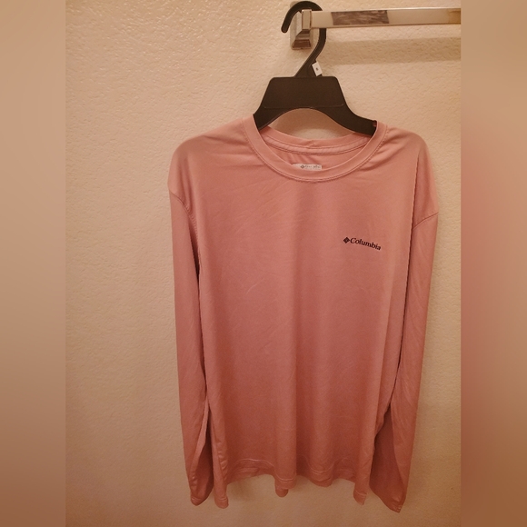 Columbia Soft Pink Long Sleeve T- Shirt - Picture 1 of 5